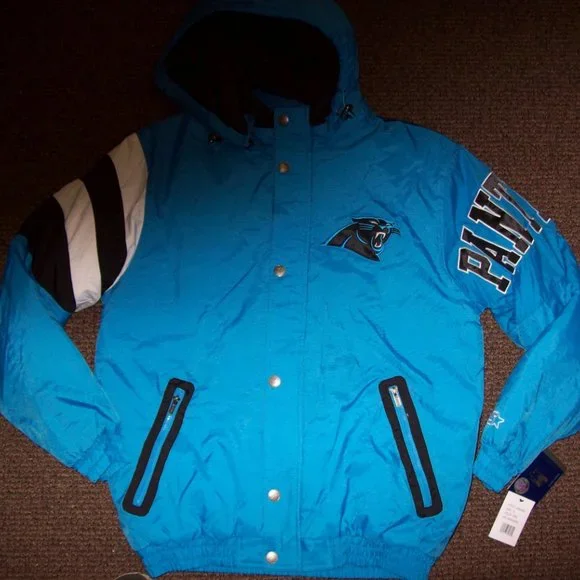 CAROLINA PANTHERS Starter KNOCKOUT Hooded Jacket